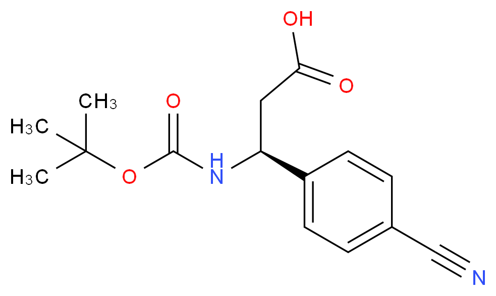 (S)-Boc-4-cyano-β-Phe-OH_Molecular_structure_CAS_500770-82-1)