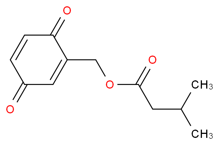 (3,6-Dioxocyclohexa-1,4-dien-1-yl)methyl 3-methylbutanoate_Molecular_structure_CAS_849762-24-9)