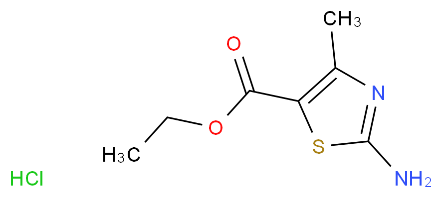 2-Amino-4-methyl-thiazole-5-carboxylic acid ethyl ester hydrochloride_Molecular_structure_CAS_53266-92-5)