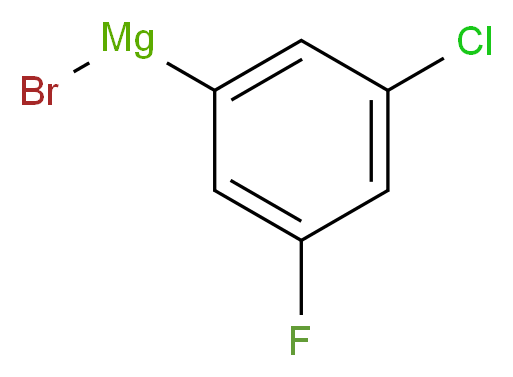 3-Chloro-5-fluorophenylmagnesium bromide solution_Molecular_structure_CAS_480438-50-4)