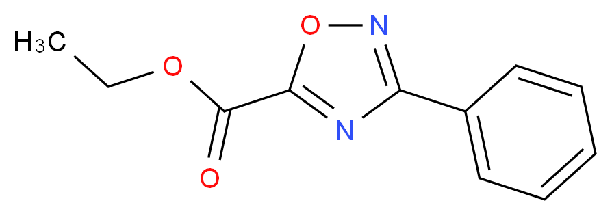 ethyl 3-phenyl-1,2,4-oxadiazole-5-carboxylate_Molecular_structure_CAS_)