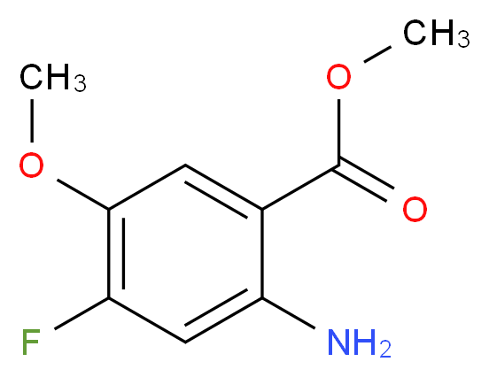 Methyl 2-amino-4-fluoro-5-methoxybenzoate_Molecular_structure_CAS_159768-51-1)