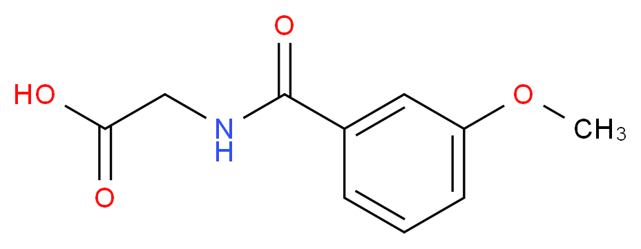 (3-Methoxy-benzoylamino)-acetic acid_Molecular_structure_CAS_57728-61-7)