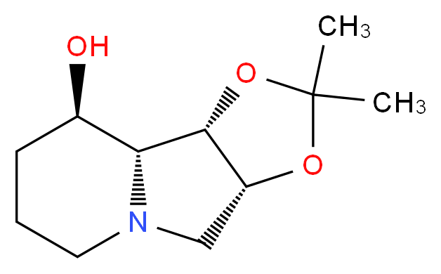 1,2-Isopropylidene Swainsonine_Molecular_structure_CAS_85624-09-5)