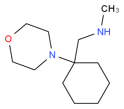 N-methyl-1-(1-morpholin-4-ylcyclohexyl)methanamine_Molecular_structure_CAS_938458-83-4)