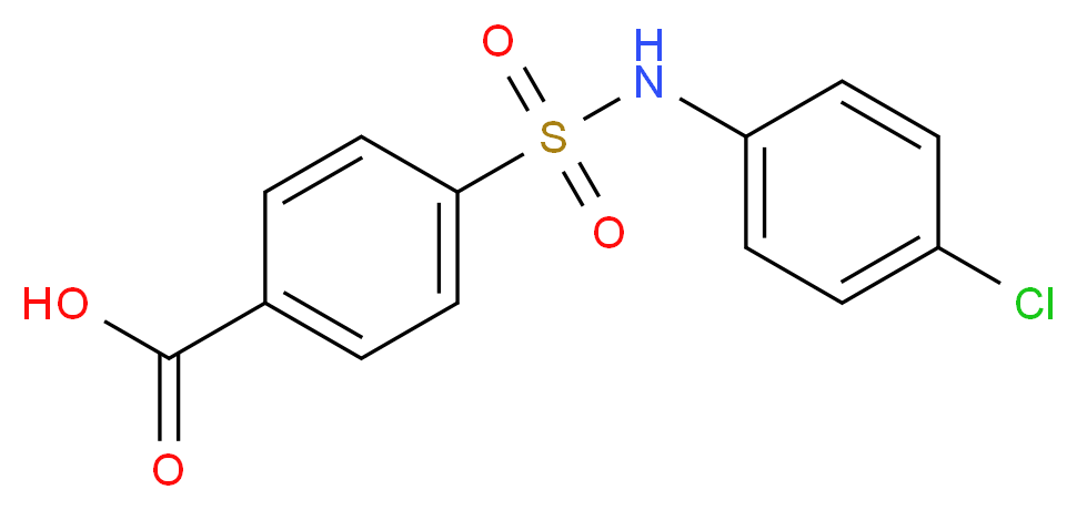 4-(4-Chloro-phenylsulfamoyl)-benzoic acid_Molecular_structure_CAS_)