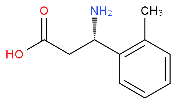 (S)-3-AMINO-3-(2-METHYL-PHENYL)-PROPIONIC ACID_Molecular_structure_CAS_736131-48-9)