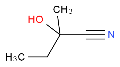 Butanone Cyanohydrin_Molecular_structure_CAS_4111-08-4)