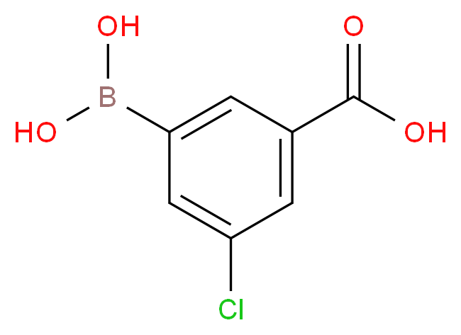 3-Carboxy-5-chlorobenzeneboronic acid 98%_Molecular_structure_CAS_957061-05-1)