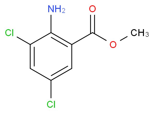 methyl 2-amino-3,5-dichlorobenzoate_Molecular_structure_CAS_52727-62-5)