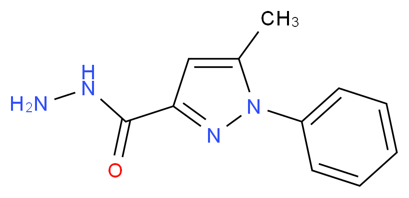 5-Methyl-1-phenylpyrazole-3-carbohydrazide_Molecular_structure_CAS_)