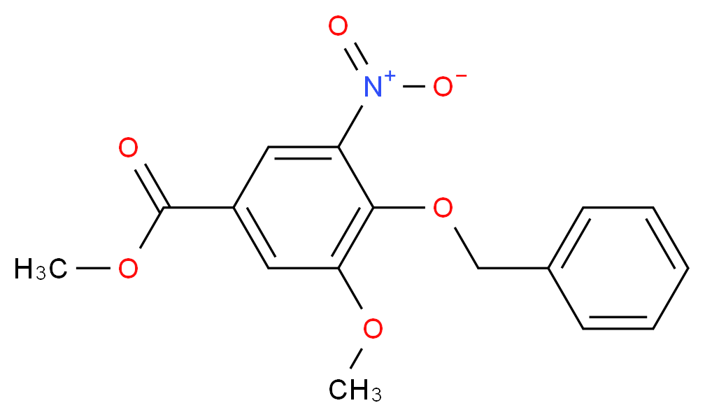Methyl 4-(benzyloxy)-3-methoxy-5-nitrobenzenecarboxylate_Molecular_structure_CAS_)