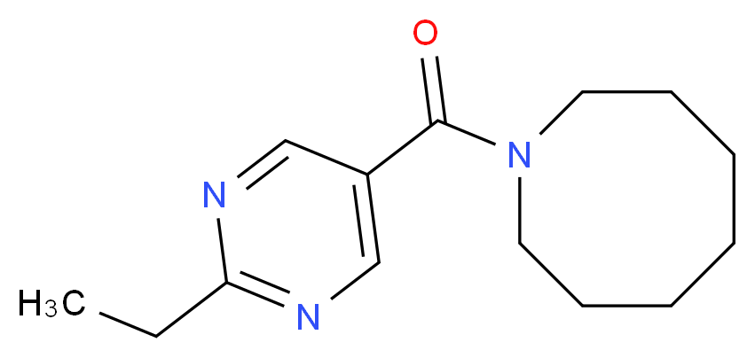 1-[(2-ethyl-5-pyrimidinyl)carbonyl]azocane_Molecular_structure_CAS_)
