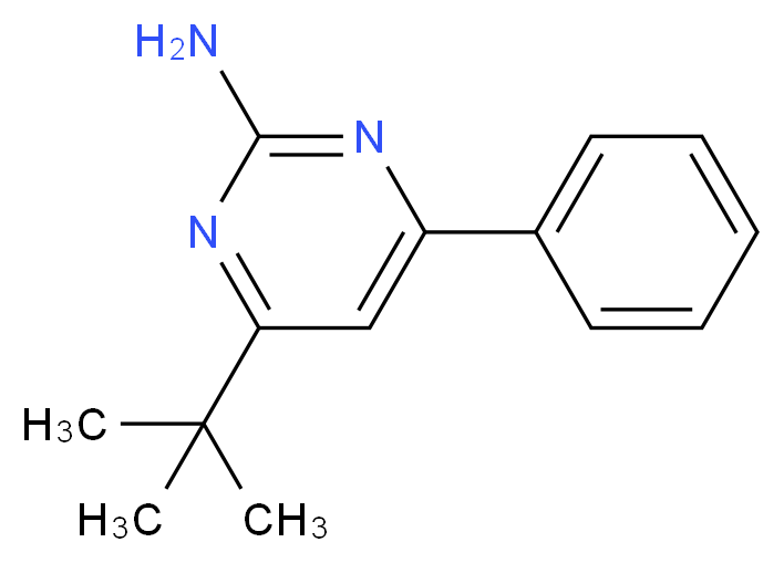 4-tert-butyl-6-phenyl-2-pyrimidinamine_Molecular_structure_CAS_313505-80-5)