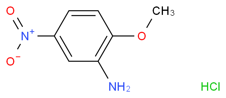2-methoxy-5-nitroaniline hydrochloride_Molecular_structure_CAS_67827-72-9)