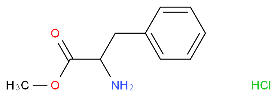 DL-Phenylalanine methyl ester hydrochloride_Molecular_structure_CAS_5619-07-8)