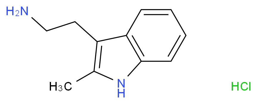 2-(2-Methyl-1H-indol-3-yl)ethanamine hydrochloride_Molecular_structure_CAS_2826-95-1)