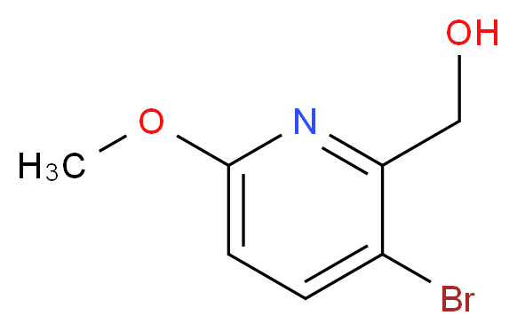 (3-Bromo-6-methoxypyridin-2-yl)methanol_Molecular_structure_CAS_623942-84-7)