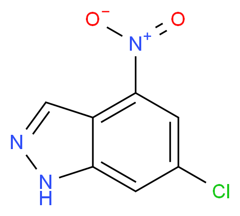 6-Chloro-4-nitro-1H-indazole_Molecular_structure_CAS_885519-50-6)