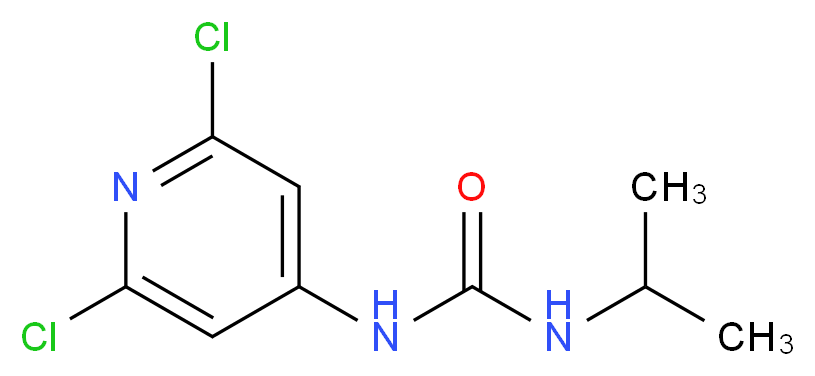 N-(2,6-Dichloropyridin-4-yl)-N'-isopropylurea_Molecular_structure_CAS_)