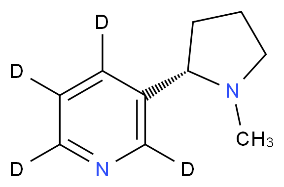S-(-)-Nicotine-pyridine-d4_Molecular_structure_CAS_284685-07-0)