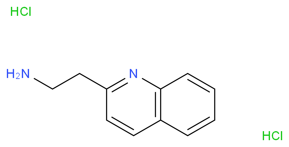 2-(quinolin-2-yl)ethan-1-amine dihydrochloride_Molecular_structure_CAS_74274-01-4)