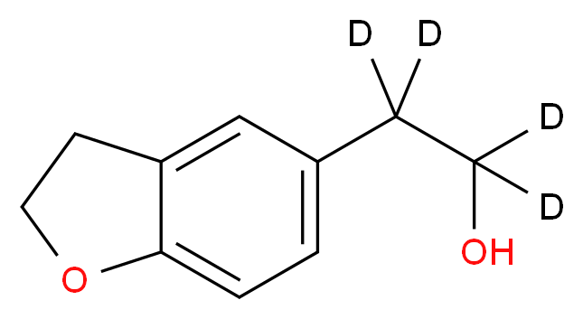 2,3-Dihydro-5-benzofuranethanol-d4_Molecular_structure_CAS_1185079-36-0)