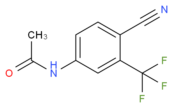 4-Cyano-3-(trifluoromethyl)acetanilide_Molecular_structure_CAS_97760-99-1)