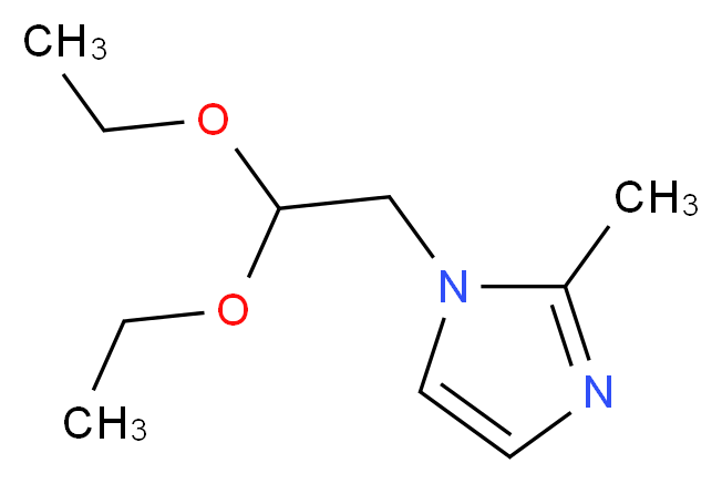 1-(2,2-Diethoxyethyl)-2-methyl-1H-imidazole_Molecular_structure_CAS_)