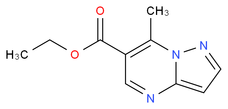 Ethyl 7-methylpyrazolo[1,5-a]pyrimidine-6-carboxylate_Molecular_structure_CAS_)