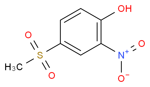 4-(Methylsulphonyl)-2-nitrophenol_Molecular_structure_CAS_97-10-9)