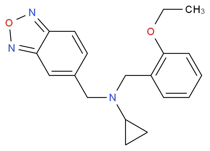 (2,1,3-benzoxadiazol-5-ylmethyl)cyclopropyl(2-ethoxybenzyl)amine_Molecular_structure_CAS_)