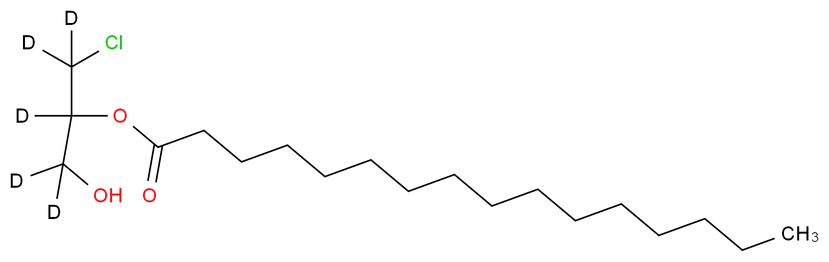 rac 2-Palmitoyl-3-chloropropanediol-d5_Molecular_structure_CAS_)