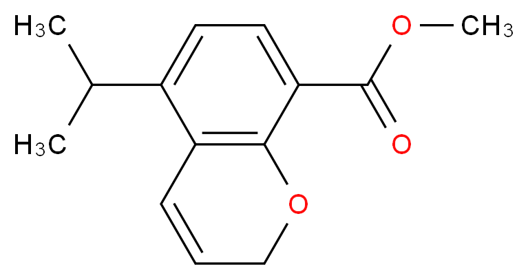 methyl 5-(propan-2-yl)-2H-chromene-8-carboxylate_Molecular_structure_CAS_)
