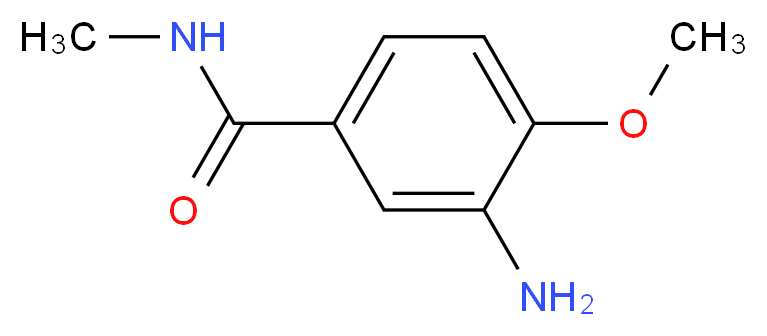 3-amino-4-methoxy-N-methylbenzamide_Molecular_structure_CAS_)
