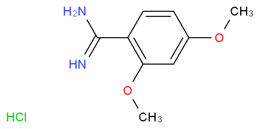 2,4-DIMETHOXY-BENZAMIDINE HYDROCHLORIDE_Molecular_structure_CAS_131947-81-4)