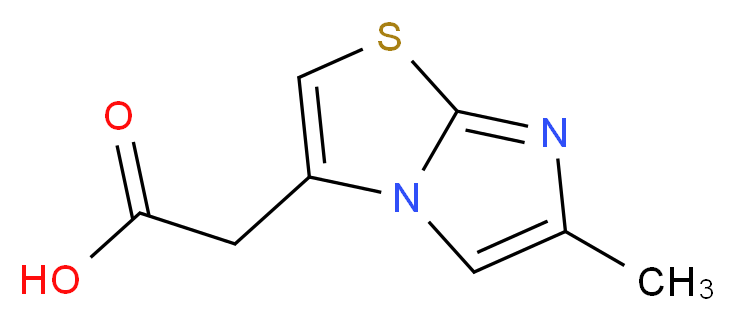 (6-methylimidazo[2,1-b][1,3]thiazol-3-yl)acetic acid_Molecular_structure_CAS_68347-90-0)