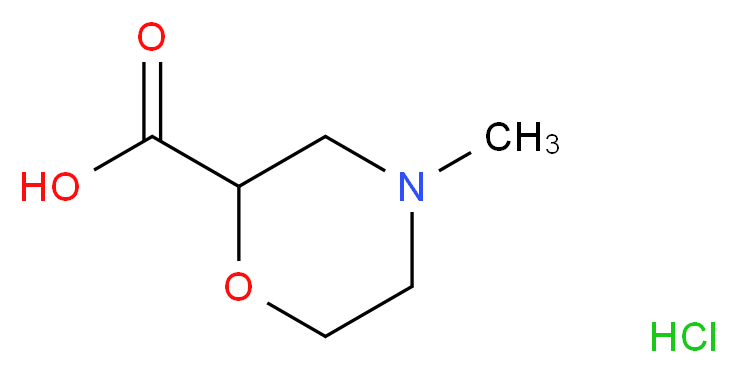 4-methylmorpholine-2-carboxylic acid hydrochloride_Molecular_structure_CAS_)