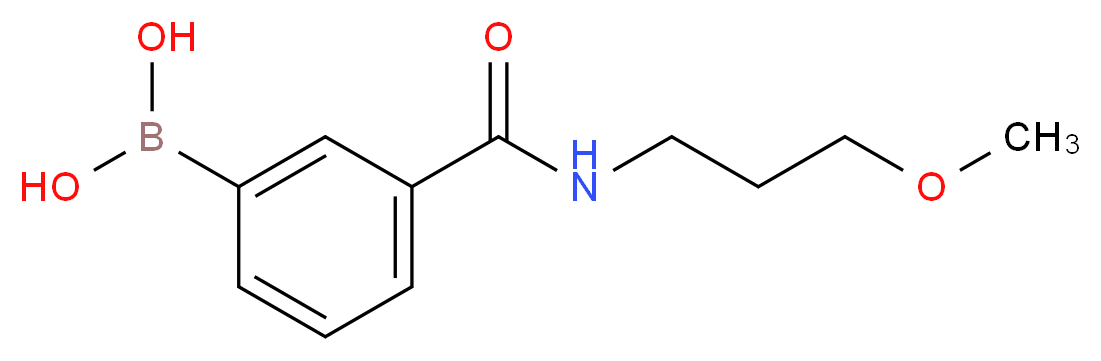 3-[(3-Methoxypropyl)carbamoyl]benzeneboronic acid 98%_Molecular_structure_CAS_)