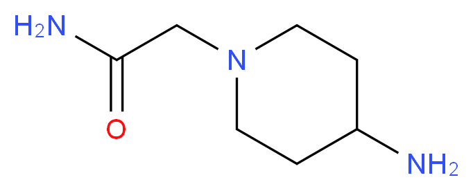 2-(4-aminopiperidin-1-yl)acetamide_Molecular_structure_CAS_)