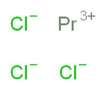 Praseodymium(III) chloride, ultra dry_Molecular_structure_CAS_10361-79-2)