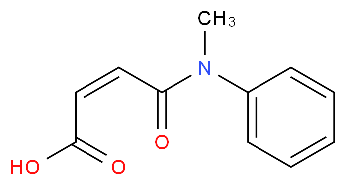 (2Z)-4-[methyl(phenyl)amino]-4-oxobut-2-enoic acid_Molecular_structure_CAS_)