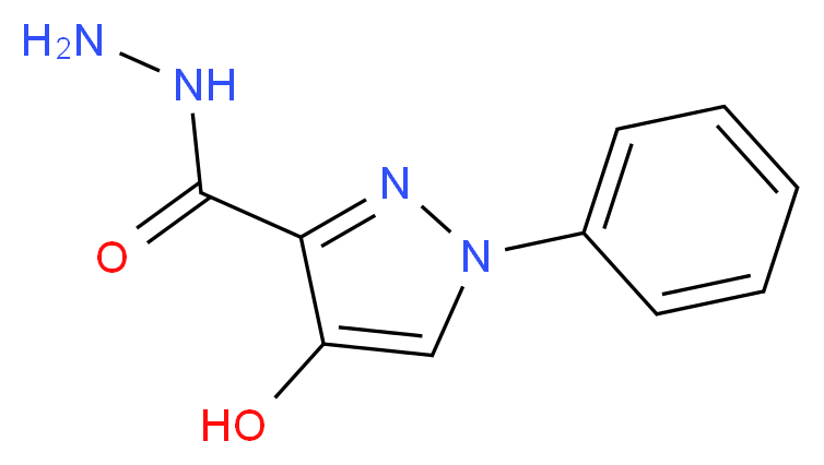 4-hydroxy-1-phenyl-1H-pyrazole-3-carbohydrazide_Molecular_structure_CAS_)