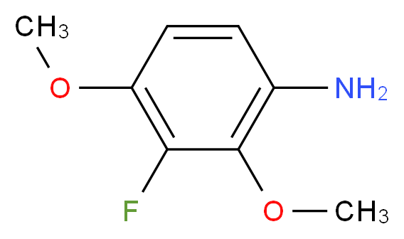 3-Fluoro-2,4-dimethoxyaniline 98%_Molecular_structure_CAS_195136-66-4)