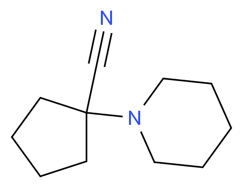 1-Piperidin-1-ylcyclopentanecarbonitrile_Molecular_structure_CAS_)