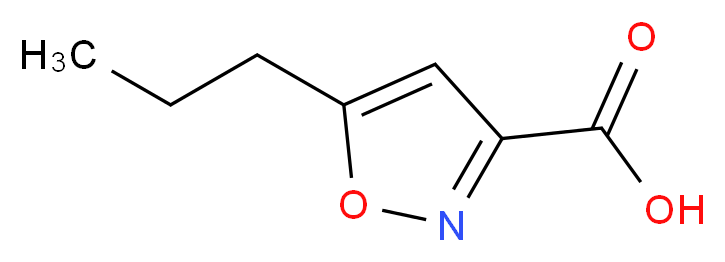 5-Propyl-isoxazole-3-carboxylic acid_Molecular_structure_CAS_)