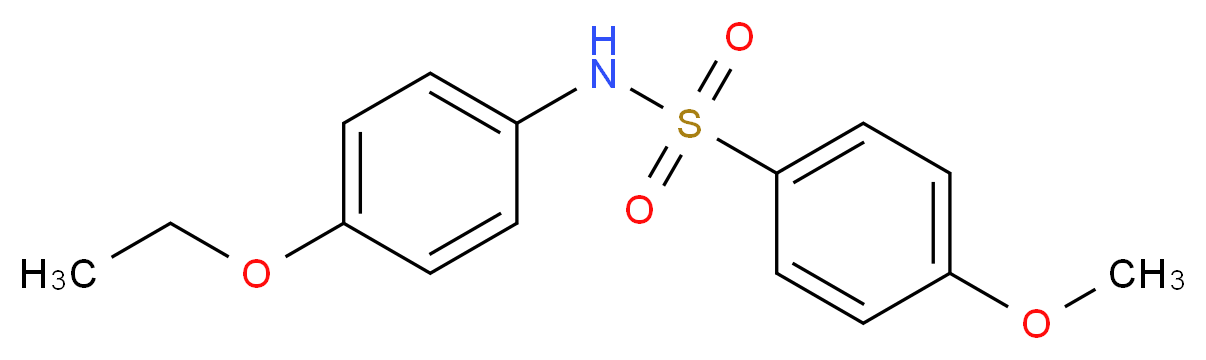 N-(4-Ethoxyphenyl)-4-methoxybenzenesulfonamide_Molecular_structure_CAS_)