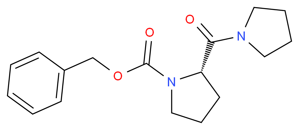 Benzyl (S)-(-)-2-(1-pyrrolidinylcarbonyl)-1-pyrrolidinecarboxylate_Molecular_structure_CAS_50888-84-1)