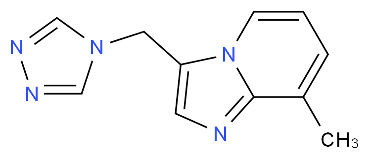 8-methyl-3-(4H-1,2,4-triazol-4-ylmethyl)imidazo[1,2-a]pyridine_Molecular_structure_CAS_)