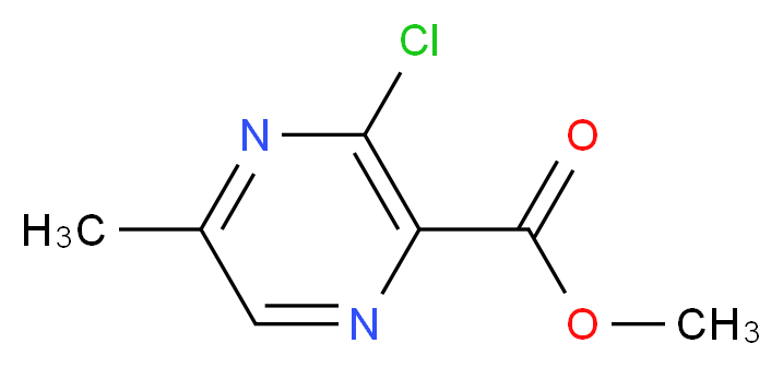 METHYL 3-CHLORO-5-METHYLPYRAZINE-2-CARBOXYLATE_Molecular_structure_CAS_859063-65-3)